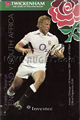England v South Africa 2004 rugby  Programme